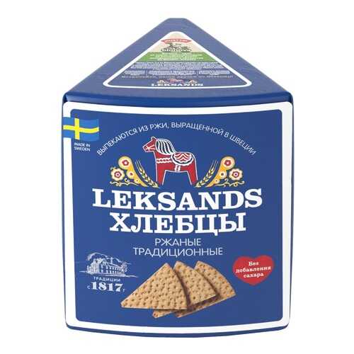 Хлебцы темно-ржаные Традиционные Leksands by Bionova, 200 г, Швеция в Окей
