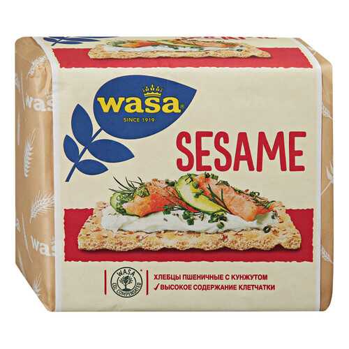 Хлебцы Wasa Sesame пшеничные с кунжутом 200 г в Окей
