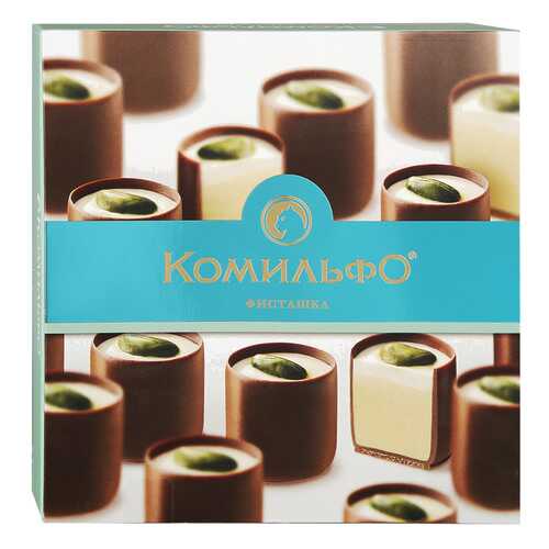 Конфеты Комильфо фисташка шоколадные с двухслойной начинкой 232 г в Окей