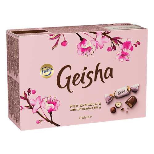 Конфеты шоколадные Geisha с начинкой из тертого ореха 150 г в Окей
