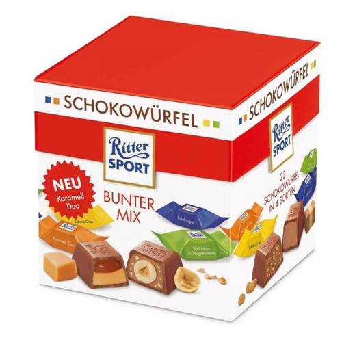 Набор конфет Ritter Sport Schokowurfel Микс 176г в Окей