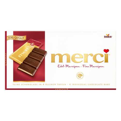 Набор конфет шоколадных Merci марципан 112 г в Окей