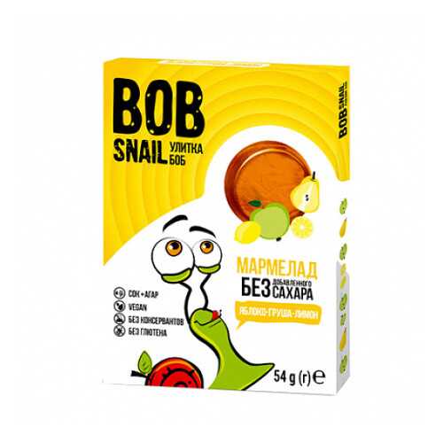 Мармелад фруктовый Яблоко, груша, лимон Bob Snail 54 г в Окей