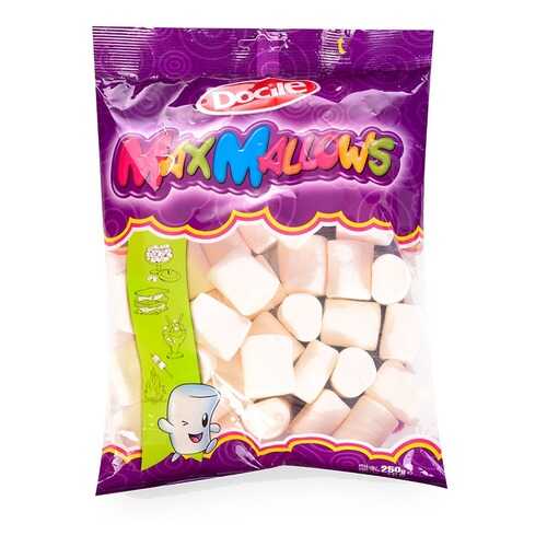 Зефир Docile Maxmallows Белые трубочки Ваниль 250г Бразилия в Окей