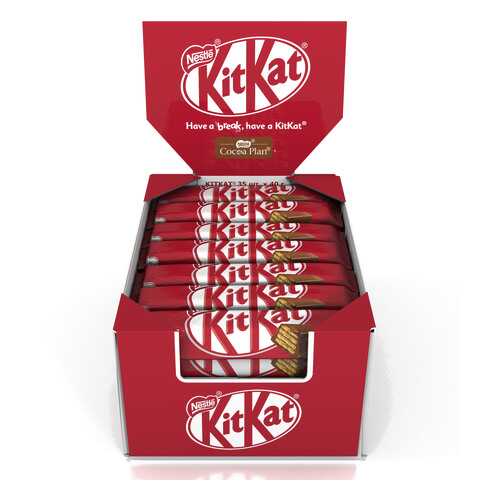 Батончик Nestle Kitkat шоколадный с хрустящей вафлей 40 г 35 штук в Окей