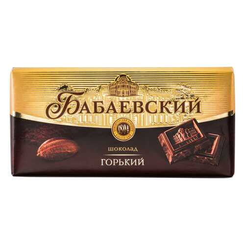 Шоколад Бабаевский горький 100 г в Окей