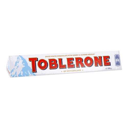 Шоколад белый Toblerone с медом и миндальной нугой 100 г в Окей