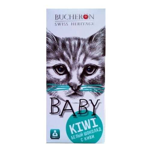 Шоколад Bucheron baby белый с кусочками киви 50 г в Окей