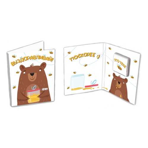 Шоколад Chokocat Выздоравливай, молочный, мини-открытка, 5 гр в Окей