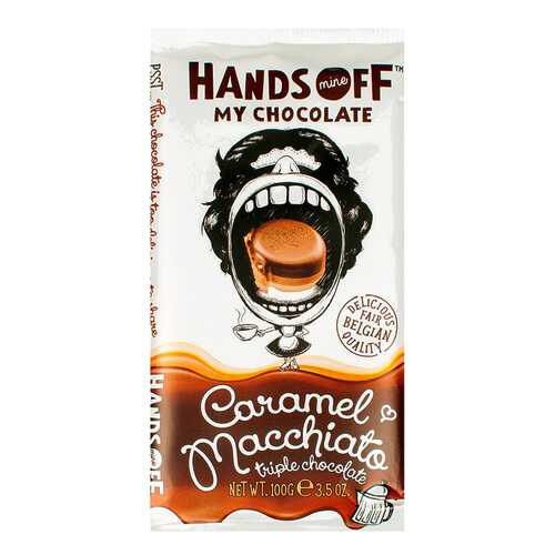Шоколад Hands off my chocolate карамель и маккиато 100 г в Окей