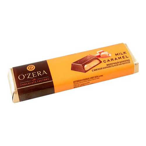 Шоколад молочный O'Zera milk caramel с мягкой карамельной начинкой 50 г в Окей
