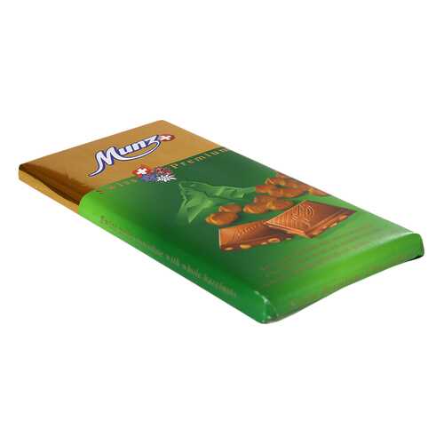Шоколад Munz молочный с обжаренным фундуком 30% 100 г в Окей