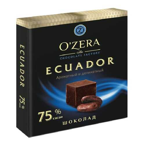 Шоколад OZera Ecuador 75% 90г*6 шт в Окей