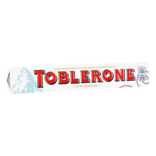 TOBLERONE шоколад белый медово-миндальная нуга 100г в Окей