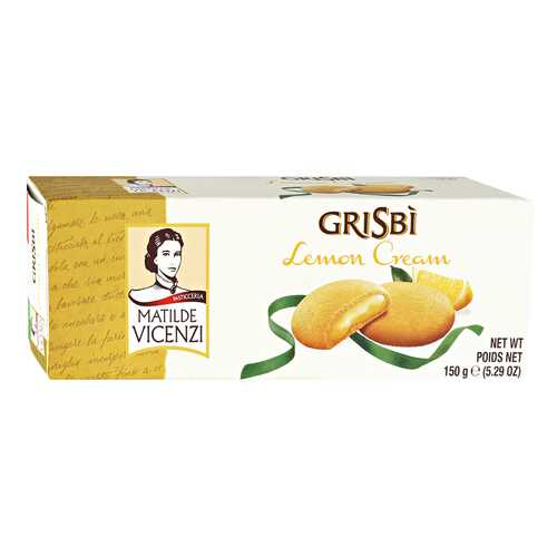 Печенье GriSbi с начинкой из лимонного крема 150 г в Окей
