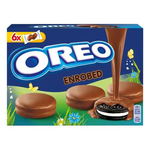 Печенье Oreo с ванильным вкусом в молочном шоколаде 246 г в Окей