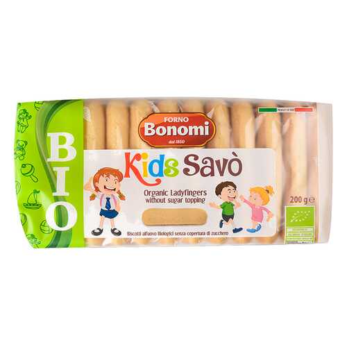 Печенье Savoiardi Kinder сахарное bio 200 г в Окей