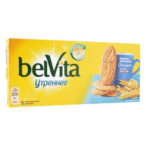 Печенье утреннее BelVita мульти-злаковое 225 г в Окей