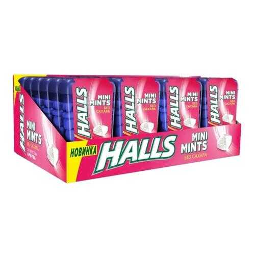 HALLS Mini Mints конфеты без сахара со вкусом арбуза 12.5г по 24 шт в Окей