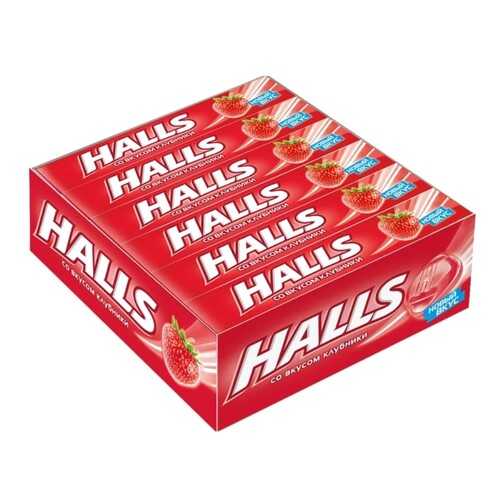 Карамель Halls клубника 12 шт в Окей