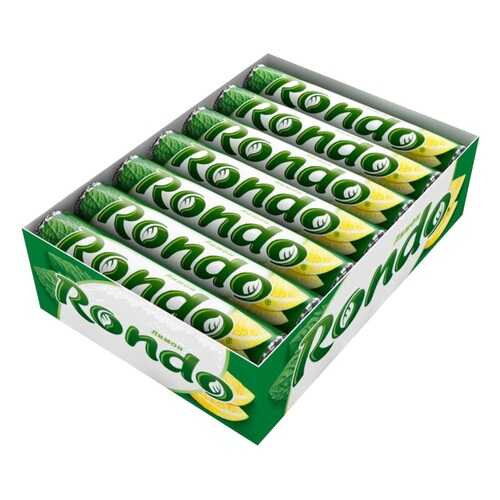Освежающие мятные конфеты с сахаром Rondo лимон 14 шт по 30 г в Окей