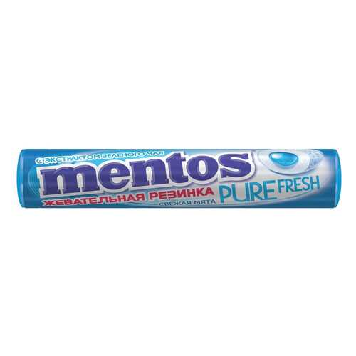 Жевательная резинка Mentos пьюр фреш мята 15.5 г в Окей
