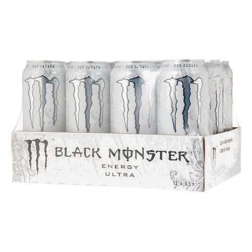 Энергетический напиток Black Monster Energy Ultra 12 шт 449 мл в Окей