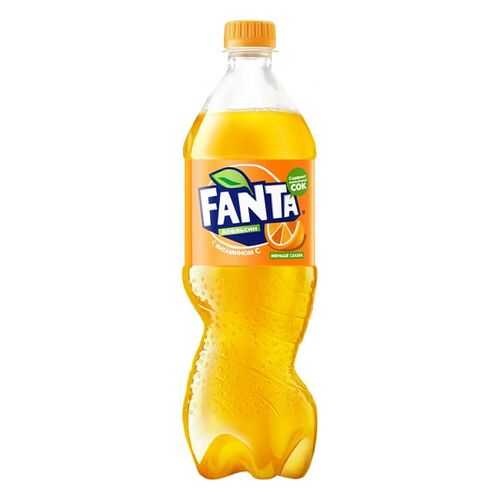 Напиток безалкогольный сильногазированный Fanta апельсин с витамином С пластик 0.9 л в Окей