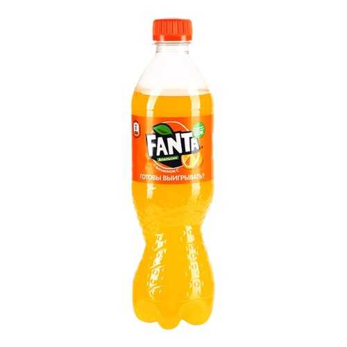 Напиток газированный Fanta апельсин пластик 0.5 л в Окей