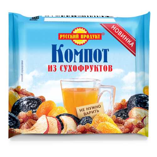 Компот из сухофруктов Русский Продукт моментального приготовления брикет 190 г в Окей
