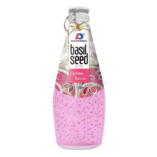 Напиток Basil Seed с ароматом личи стекло 0.29 л в Окей