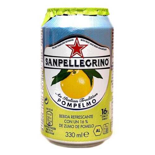 Напиток сокосодержащий San Pellegrino со вкусом грейпфрута, 0,33 л а/б по 6шт в Окей