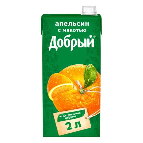 Нектар Добрый апельсин 2 л в Окей