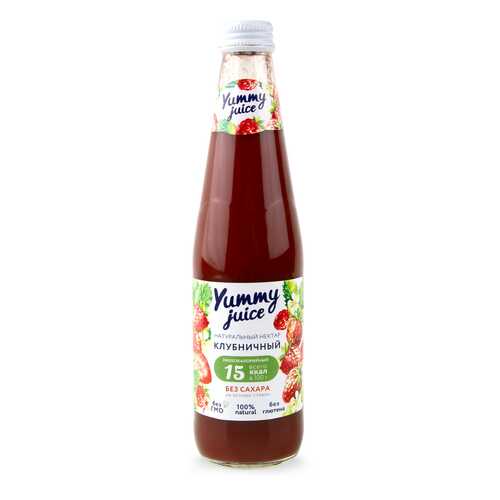Нектар Yummy juice клубничный без сахара в Окей
