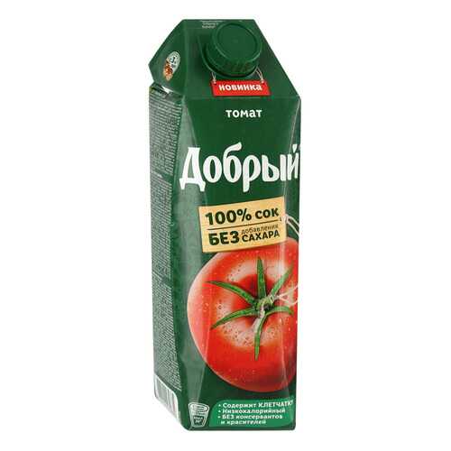 Сок ДОБРЫЙ Томат T-Pack 1л*4 шт в Окей