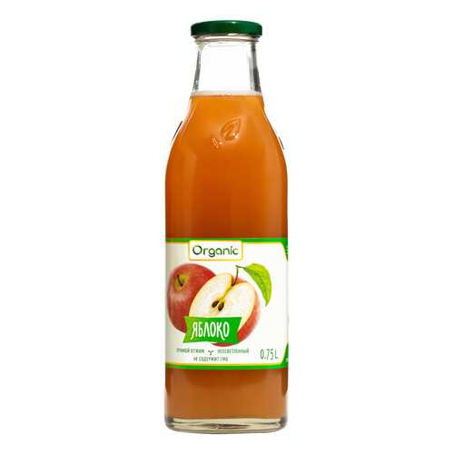 Сок Organic Яблоко прямого отжима 750 мл (стекло) в Окей